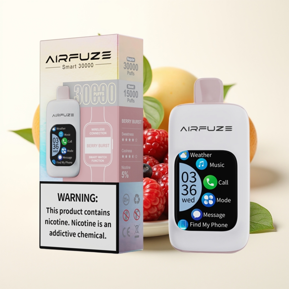 AirFuze Smart 30000 Puffs Disposable Vape Explosión de Bayas y Pod