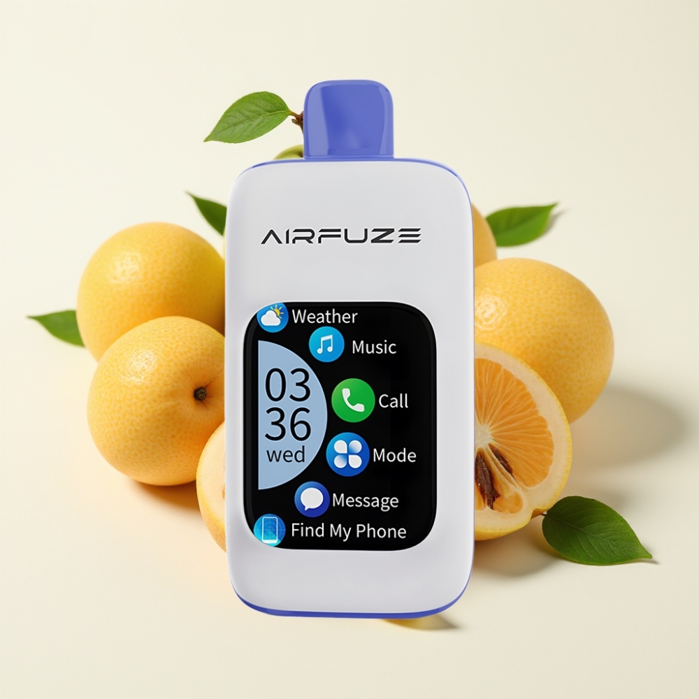 AirFuze Smart 30000 Puffs Disposable Vape Menta de Miami y Pod con pantalla táctil