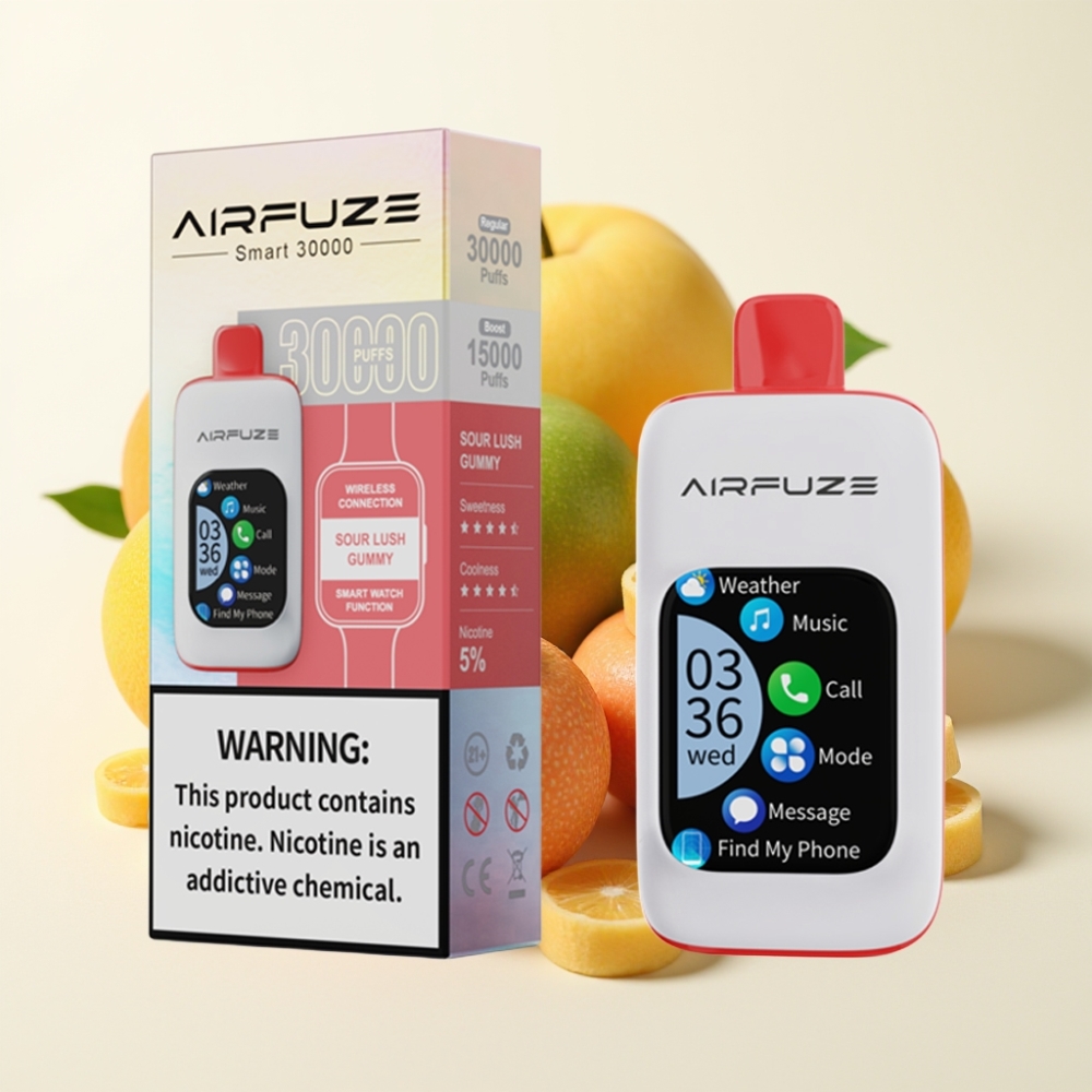 AirFuze Smart 30000 Puffs Pod con pantalla táctil Gominola Ácida