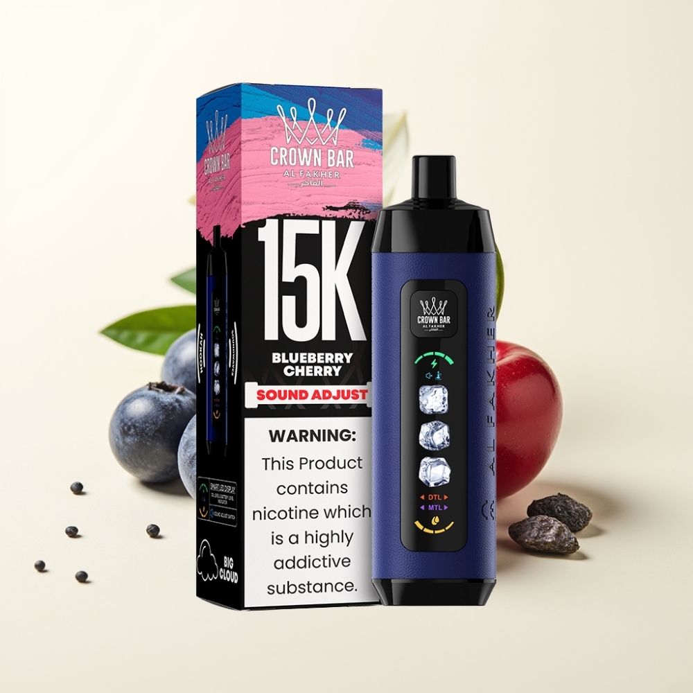 Al Fakher 15k Ice Adjust Clouds Disposable Device Arándano Cereza 15000 puffs 22ml