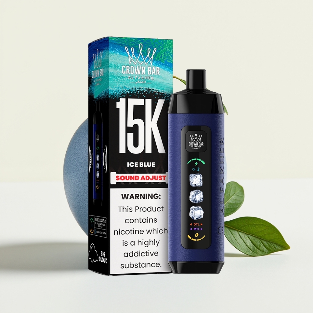 Al Fakher 15k Ice Adjust Clouds Disposable Device Azul Hielo 22ml