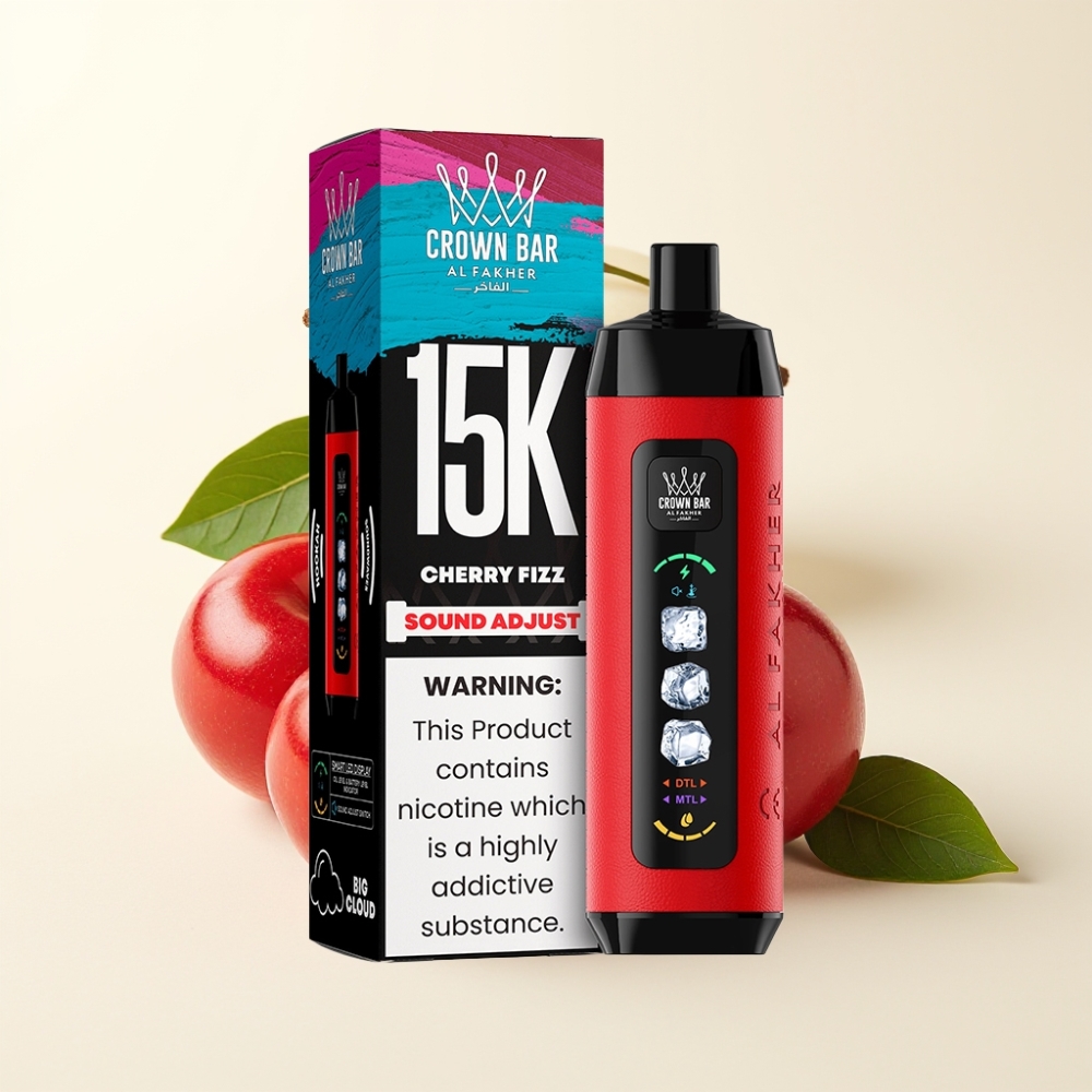 Al Fakher 15k Ice Adjust Clouds Disposable Device Cereza Efervescente 22ml