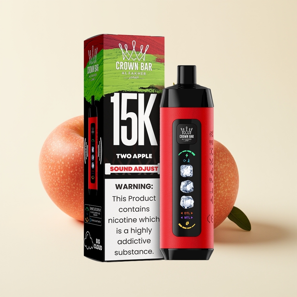 Al Fakher 15k Ice Adjust Clouds Disposable Device Dos Manzanas