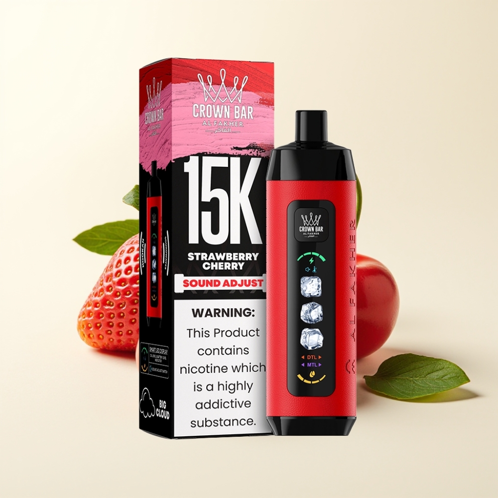 Al Fakher 15k Ice Adjust Clouds Disposable Device Fresa Cereza 22ml 5mg