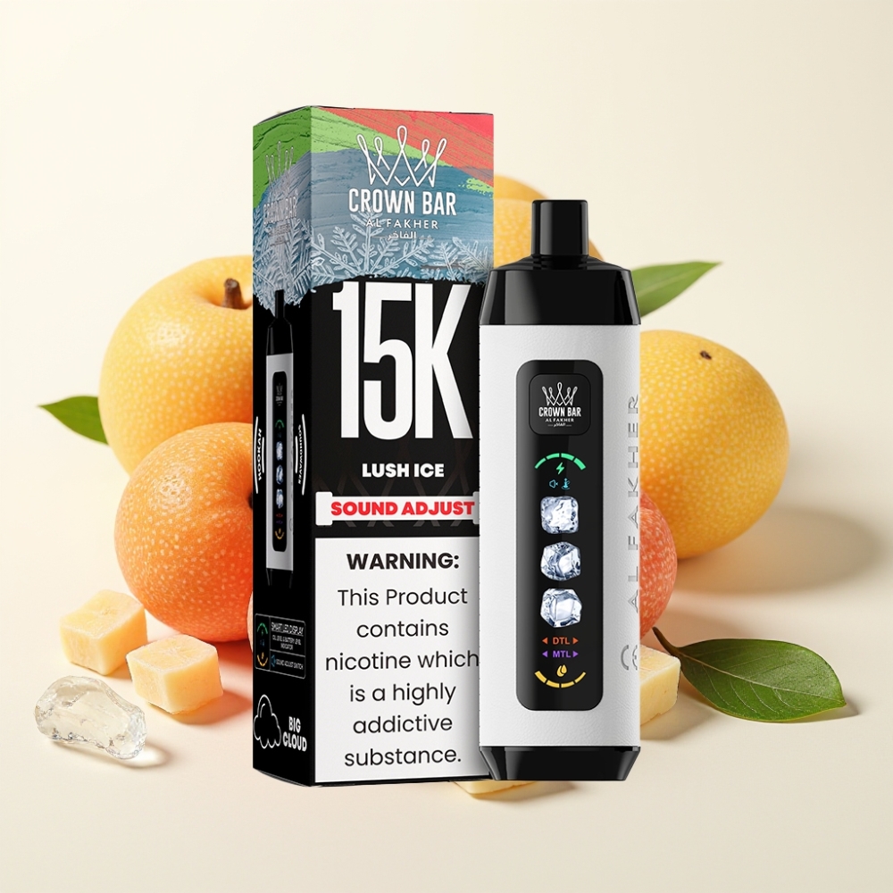 Al Fakher 15k Ice Adjust Clouds Disposable Device Hielo Lujuriante 15000 puffs 22ml
