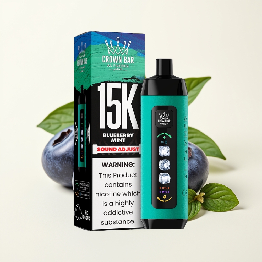 Al Fakher 15k Ice Adjust Clouds Disposable Device Menta Arándano y 22ml