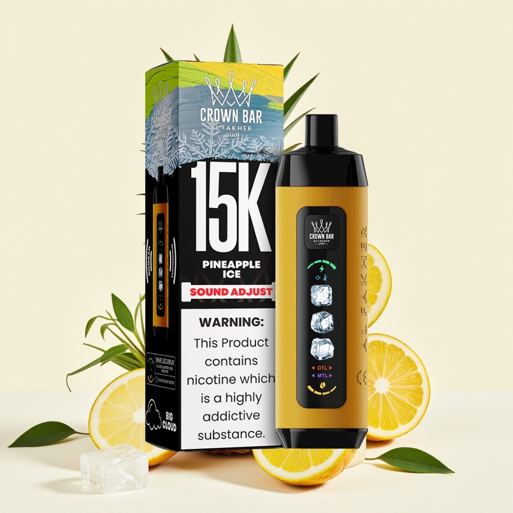 Al Fakher 15k Ice Adjust Clouds Disposable Device Piña Hielo 22ml