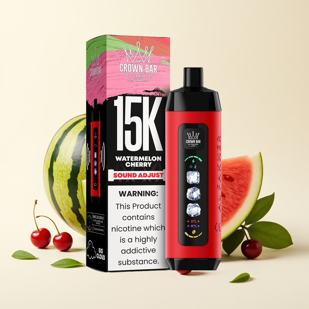 Al Fakher 15k Ice Adjust Clouds Disposable Device Sandía Cereza 15000 puffs 22ml