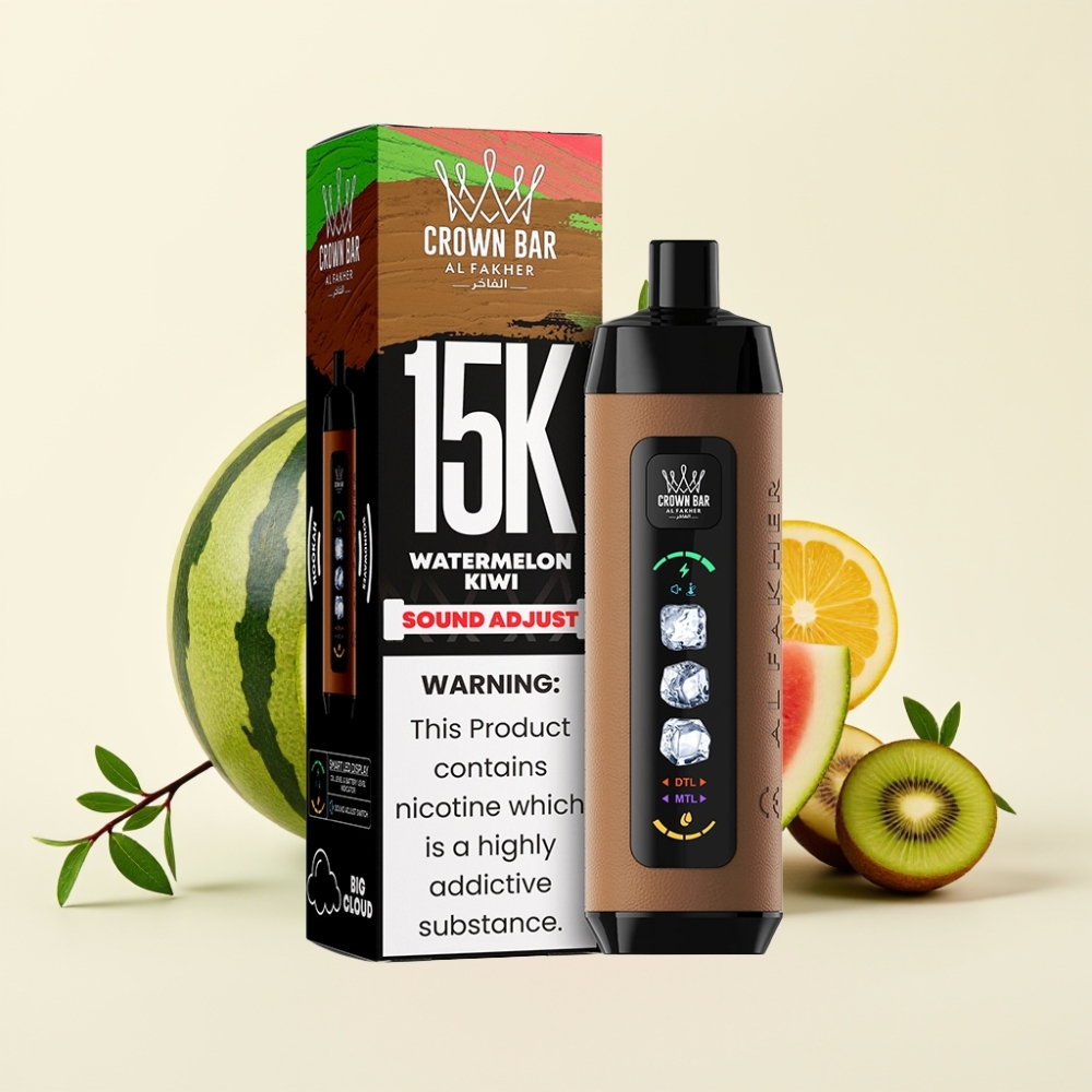Al Fakher 15k Ice Adjust Clouds Disposable Device Sandía Kiwi 15000 puffs 22ml
