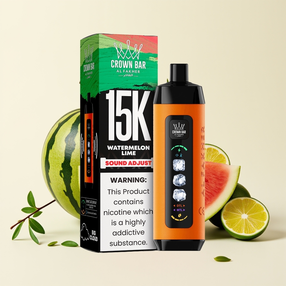 Al Fakher 15k Ice Adjust Clouds Disposable Sandía Lima 22ml 15000 puffs