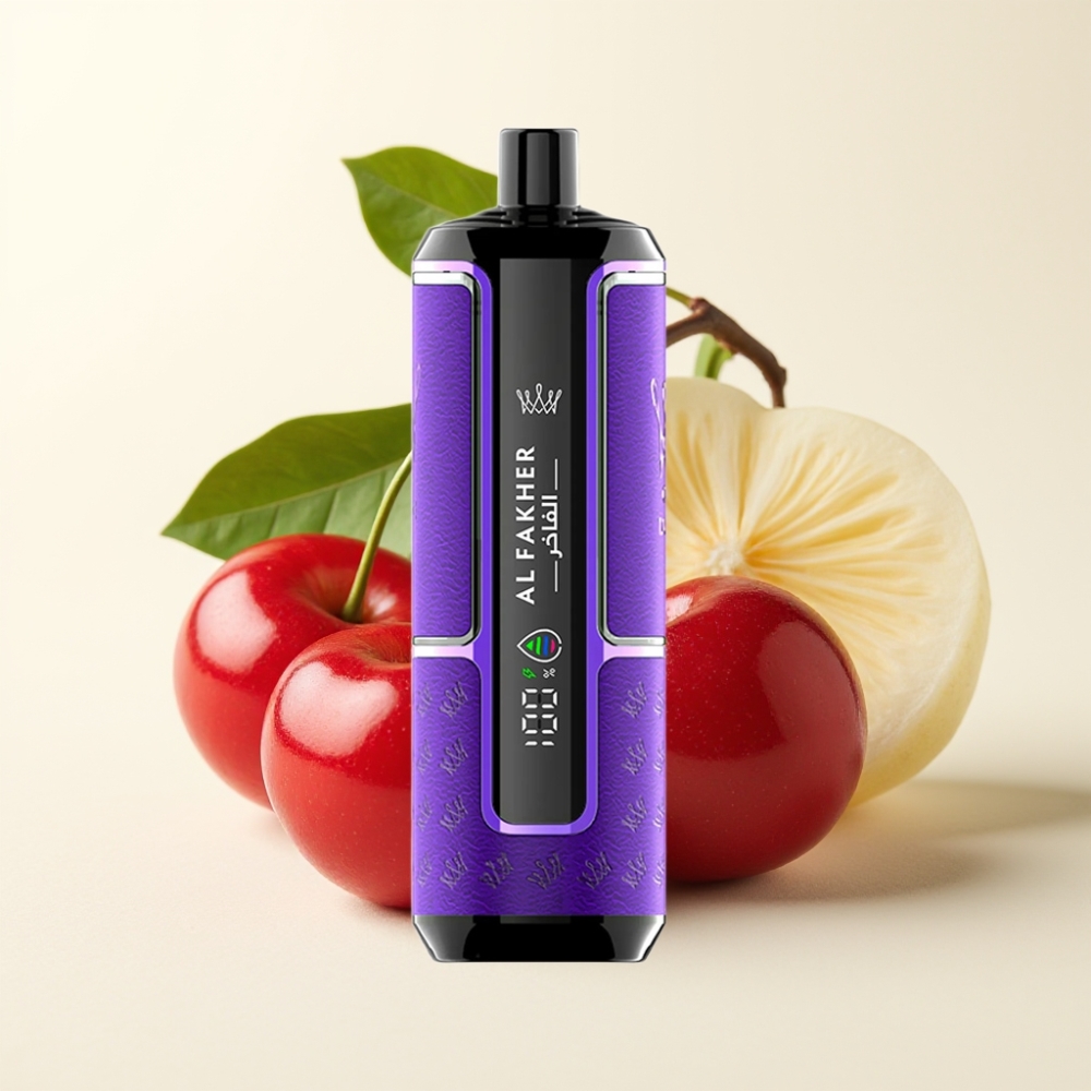 Al Fakher Crown Bar 15K Hypermax Desechable Cherry Fiesta 22ml