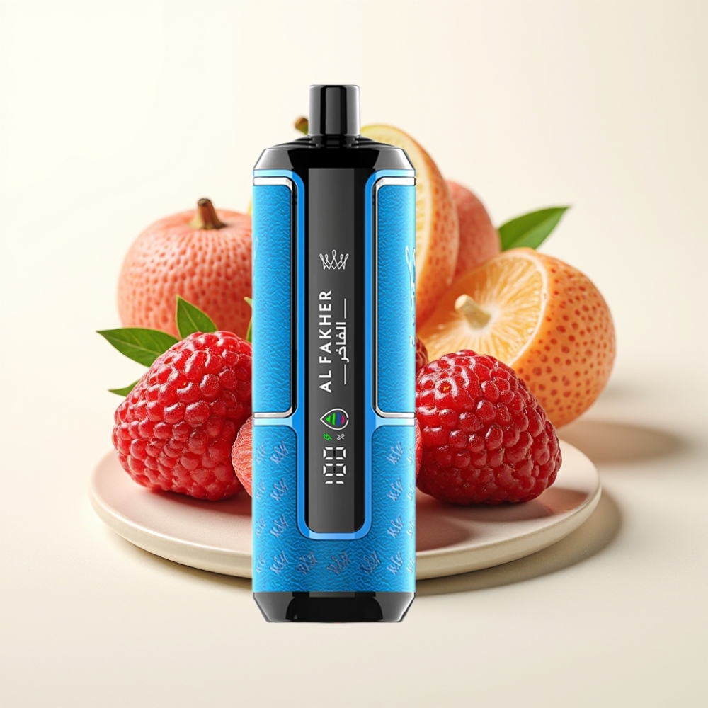 Al Fakher Crown Bar 15K Hypermax Desechable Vape Kit Baya Helada 22ml
