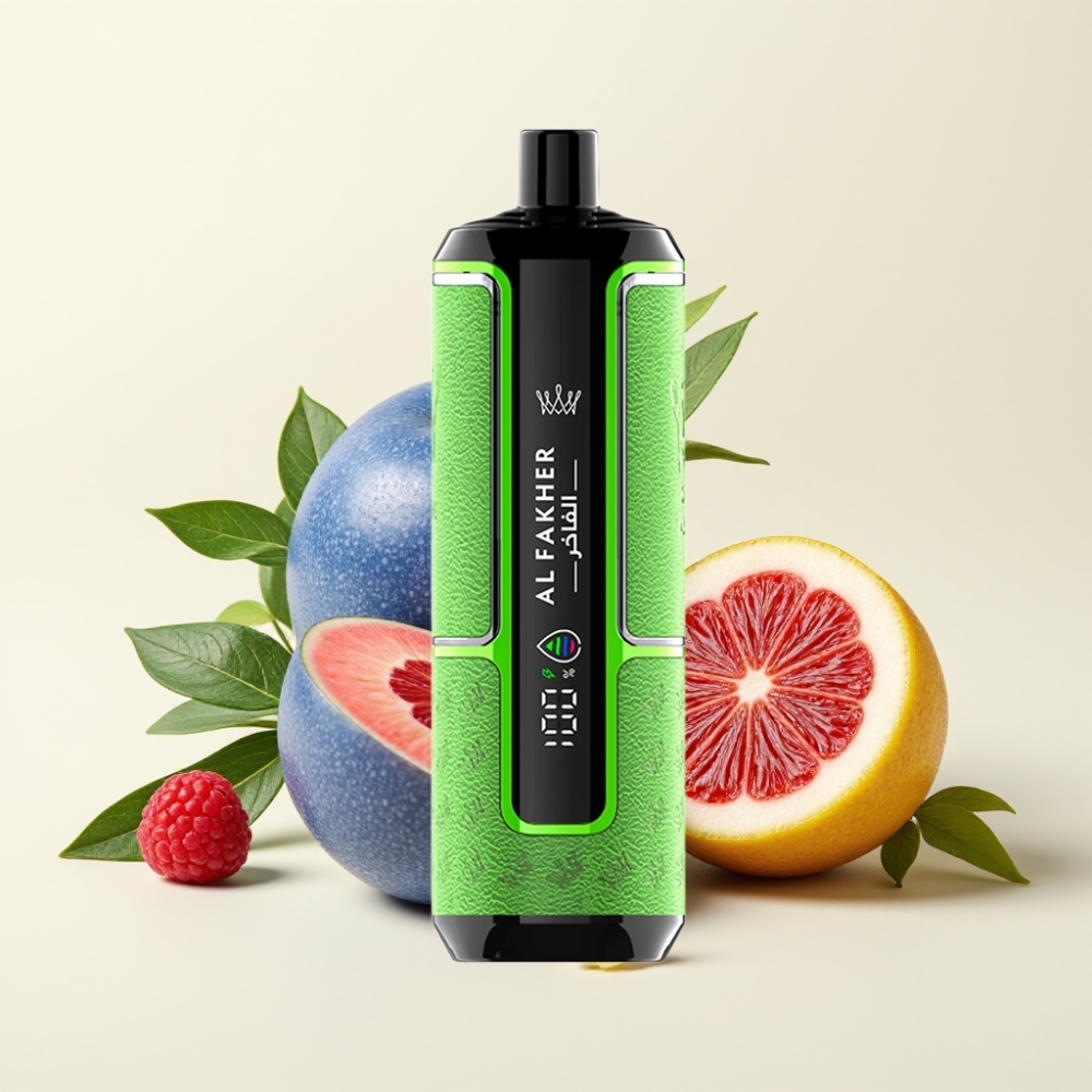 Al Fakher Crown Bar 15K Hypermax Desechable Vape Kit Frambuesa Azul Limonada 22ml