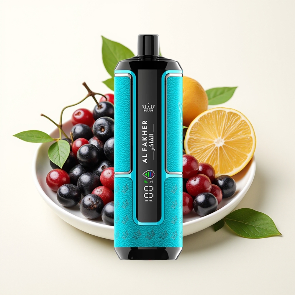 Al Fakher Crown Bar 15K Hypermax Desechable Vape Kit Grosella Negra Hielo 22ml 600mAh