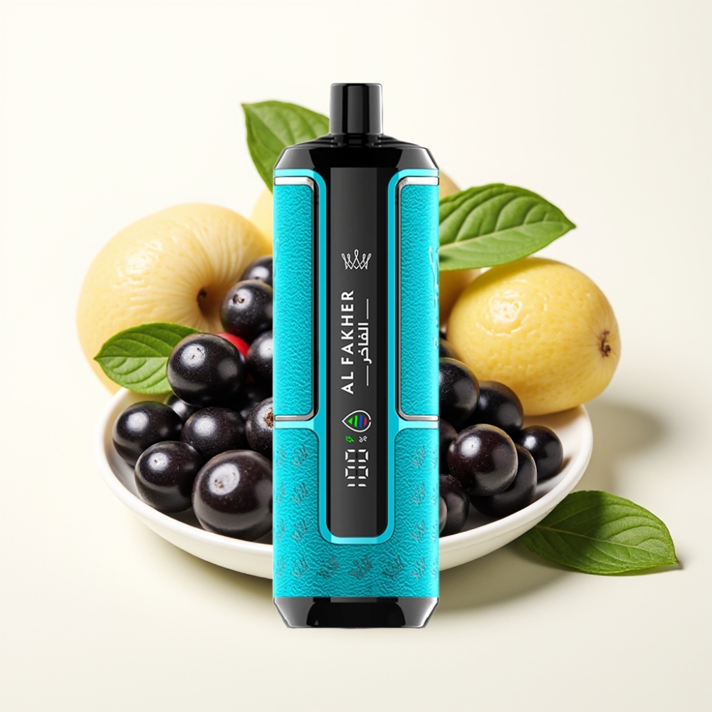 Al Fakher Crown Bar 15K Hypermax Desechable Vape Kit Grosella Negra Menta 22ml