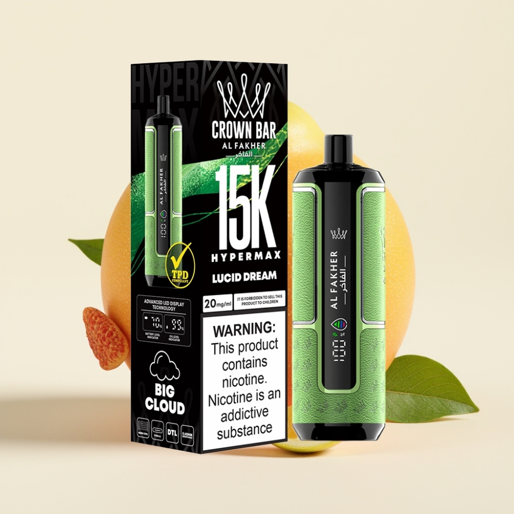 Al Fakher Crown Bar 15K Hypermax Sueño Lúcido 22ml 6mg/ml