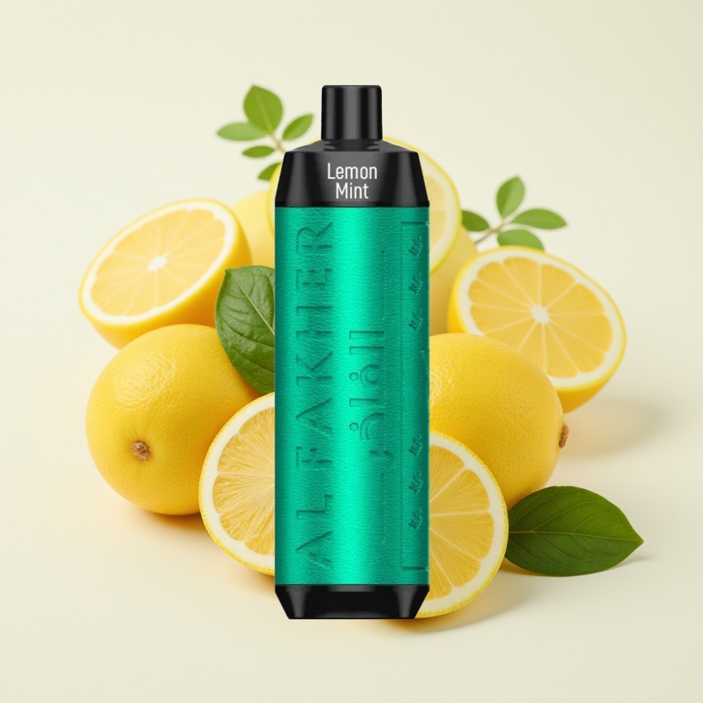 Al Fakher Crown Bar 8000 Crystal Desechable Vape Limón Menta 18ml