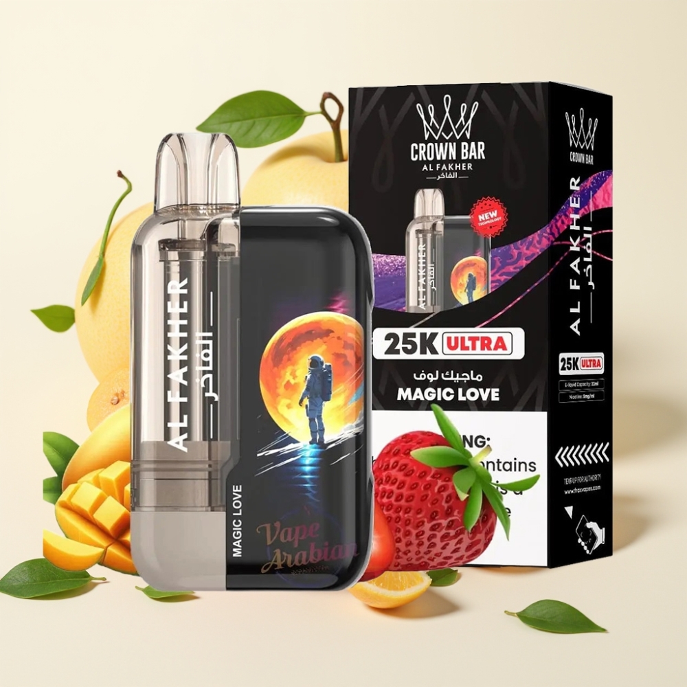 Al Fakher Crown Bar Ultra 25K Desechable Amor Mágico 22ml 50mg