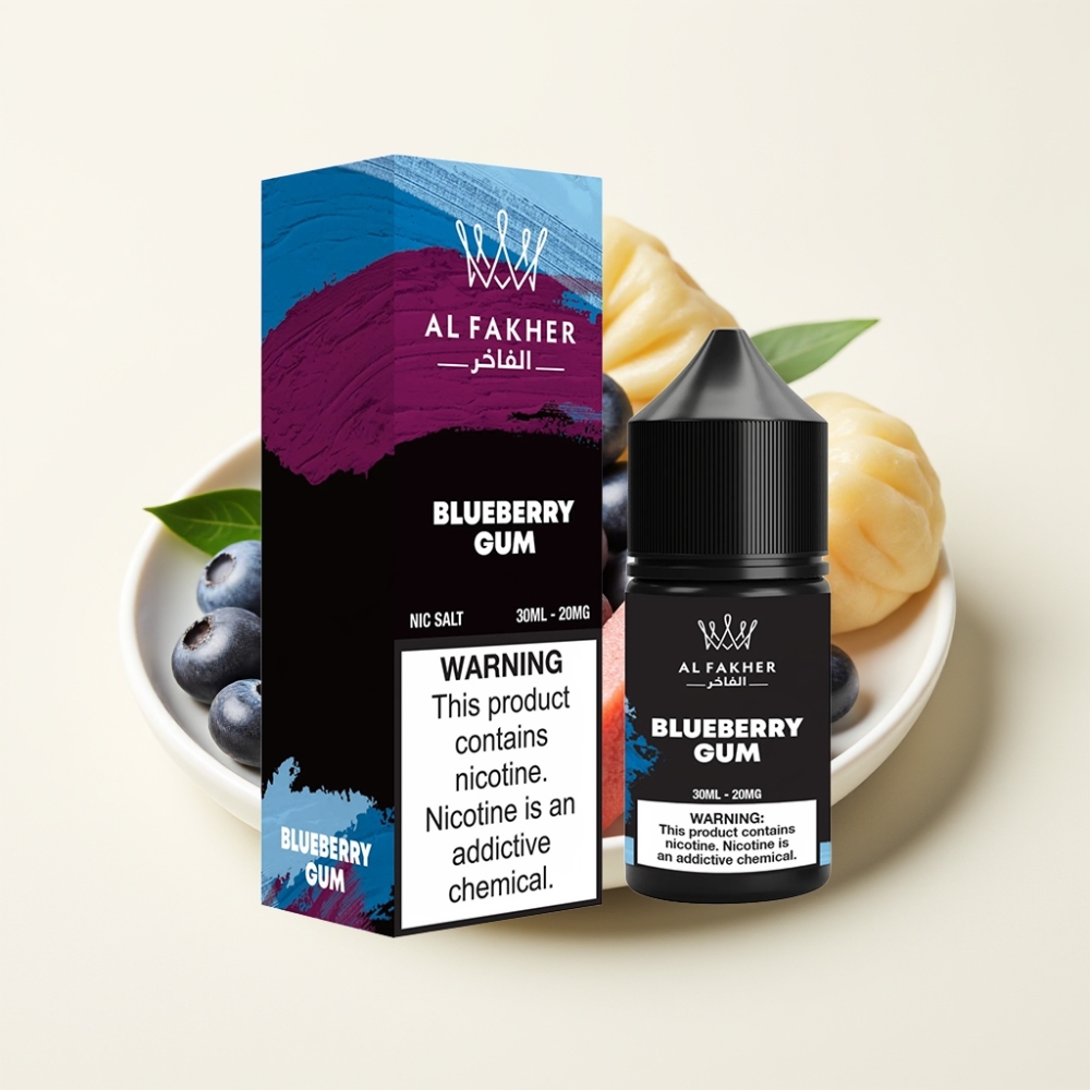 AL Fakher Nicotine Salt E-Liquid 20MG Chicle de Arándano y 30ml