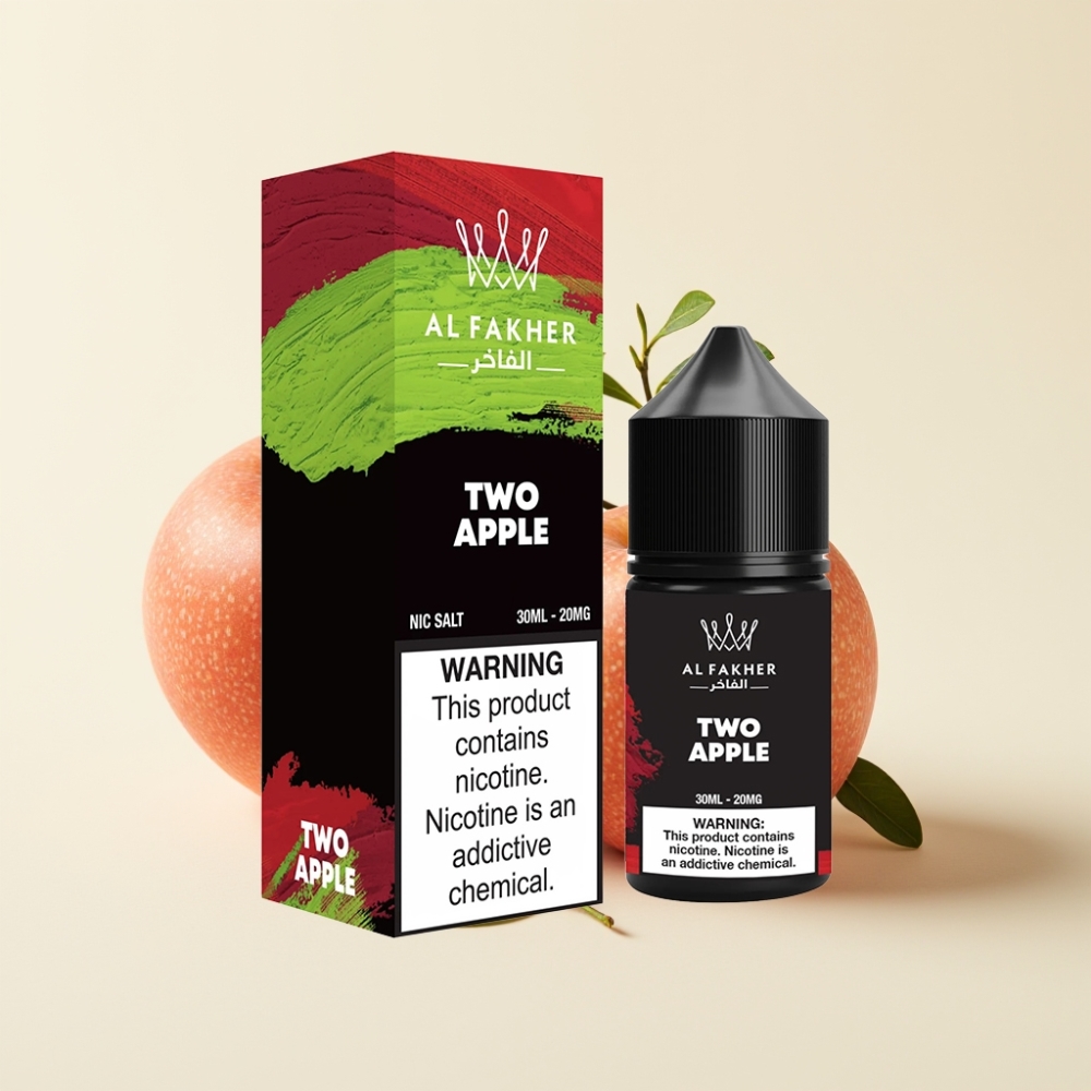 AL Fakher Nicotine Salt E-Liquid 20MG Dos Manzanas