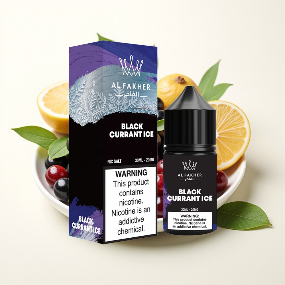 AL Fakher Nicotine Salt E-Liquid 20MG Grosella Negra Hielo