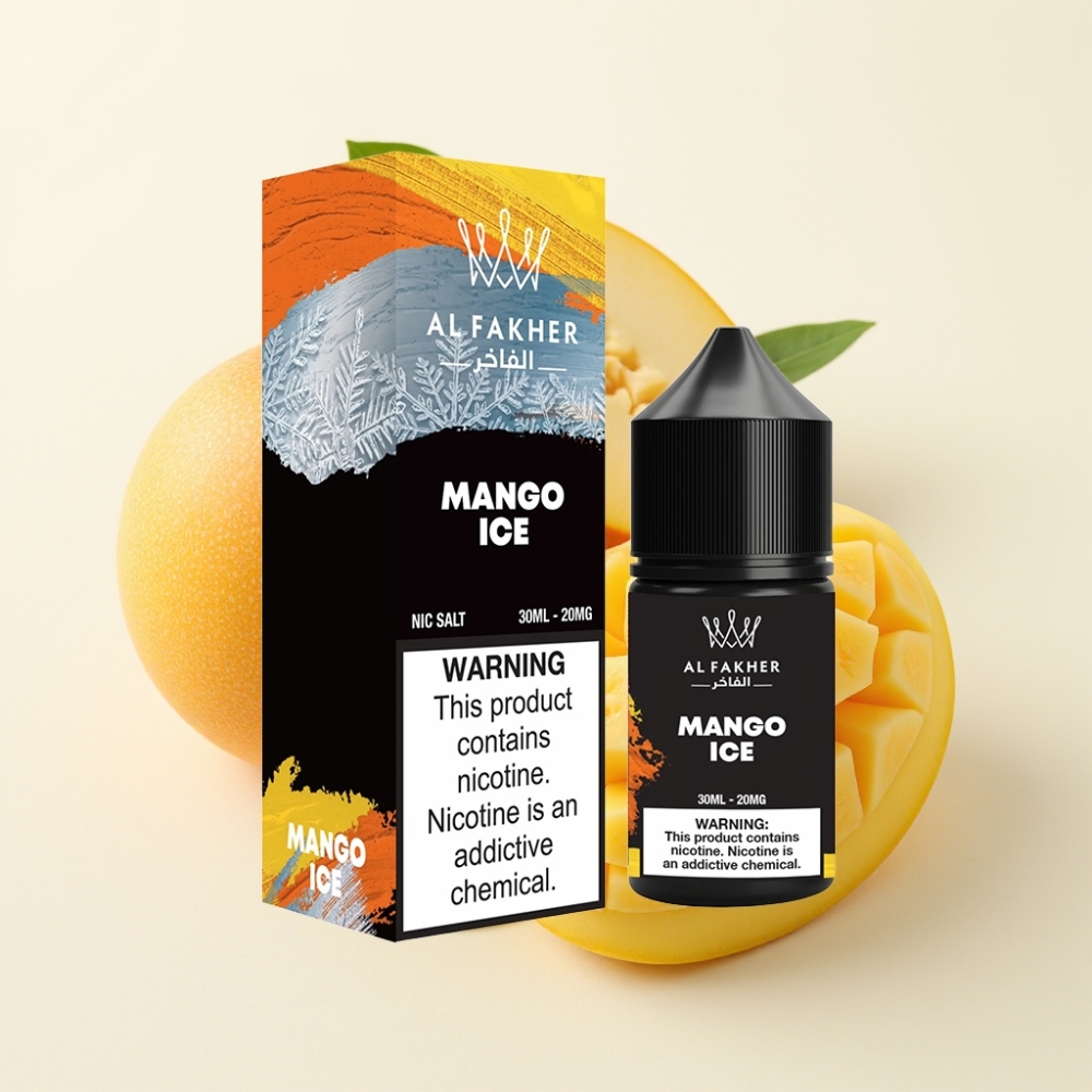 AL Fakher Nicotine Salt E-Liquid 20MG Mango Hielo 30ml Puffs