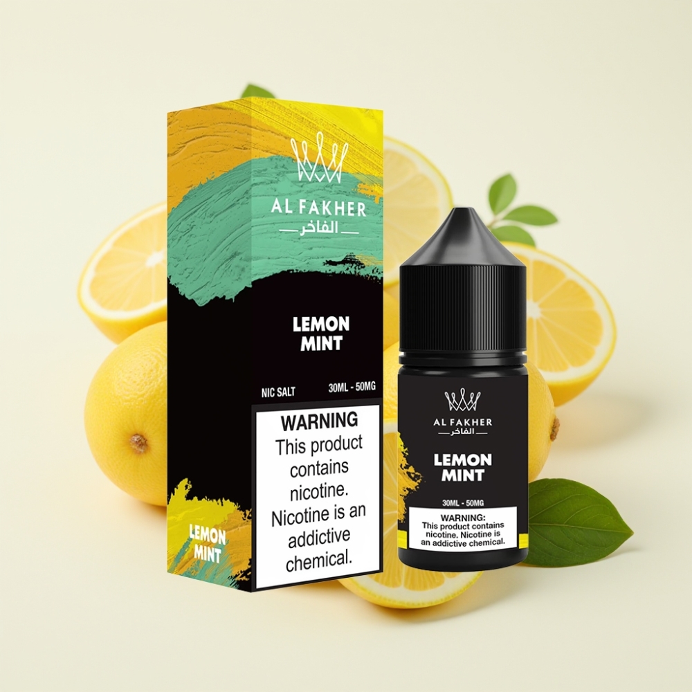 AL Fakher Nicotine Salt E-Liquid 50MG Limón Menta