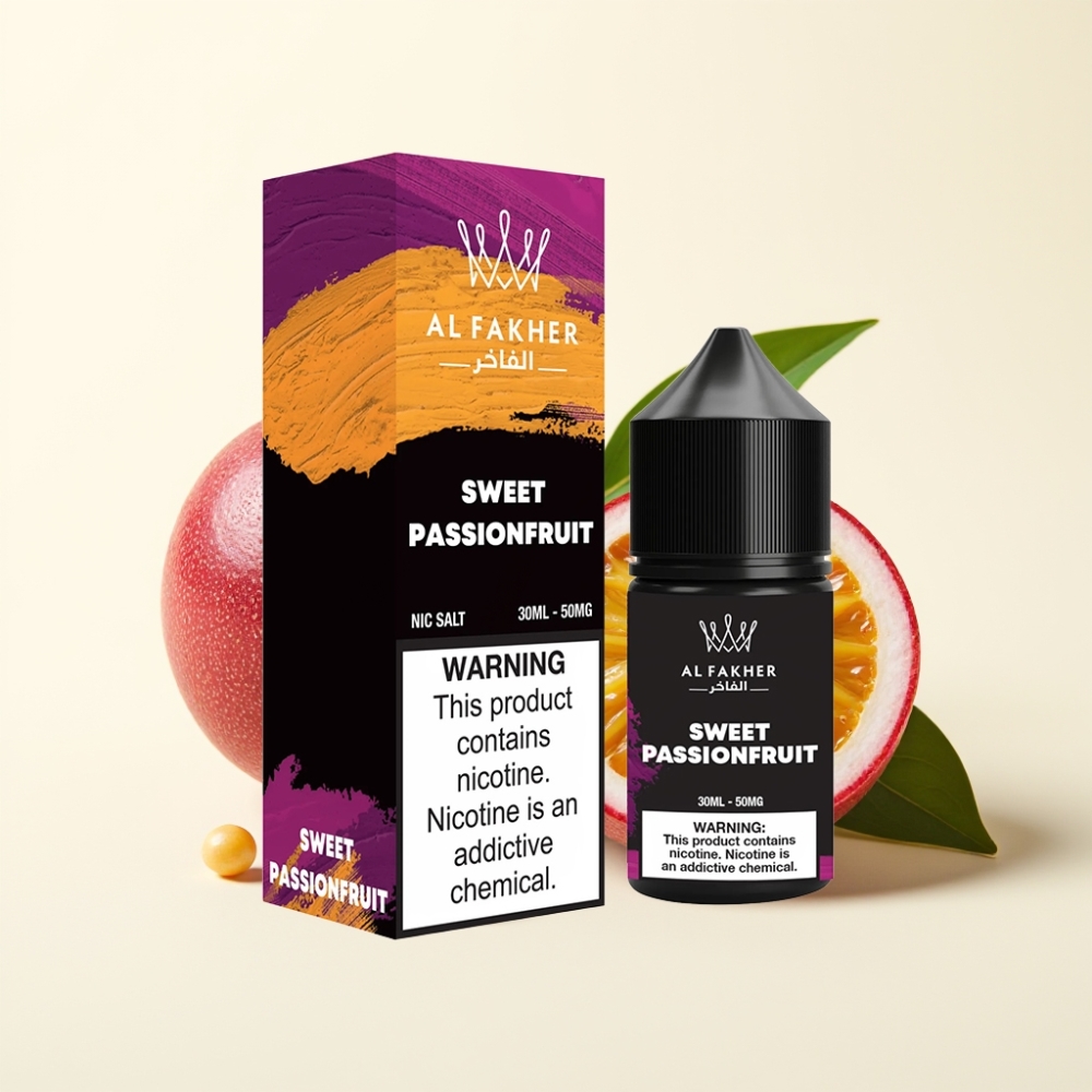 AL Fakher Nicotine Salt E-Liquid 50MG Pasión Frutal Dulce y