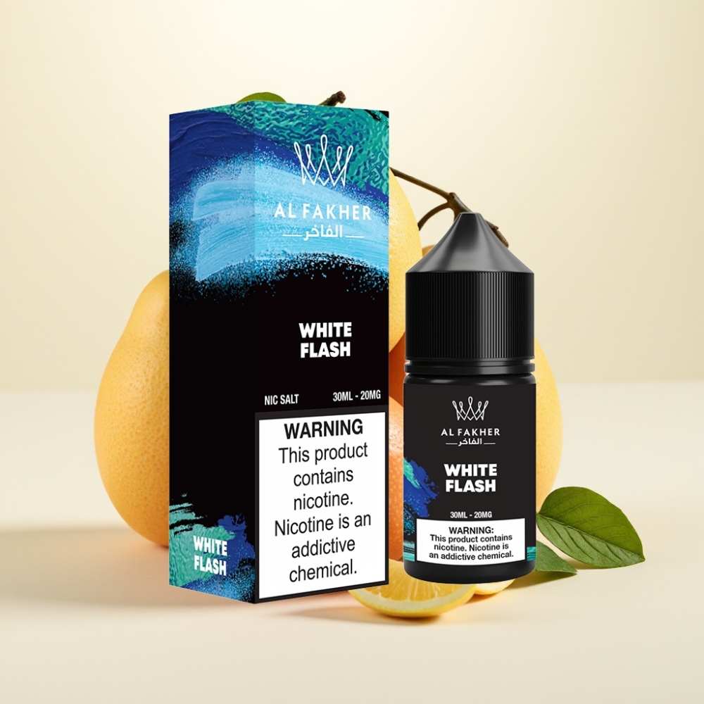 AL Fakher Nicotine Salt E-Liquid Destello Blanco 20MG 30ml