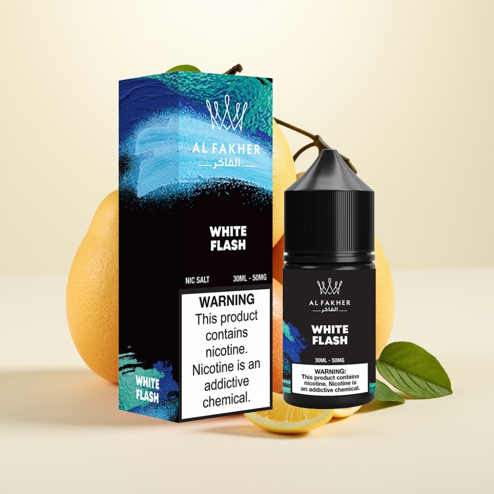 AL Fakher Nicotine Salt E-Liquid Destello Blanco 50MG 30ml