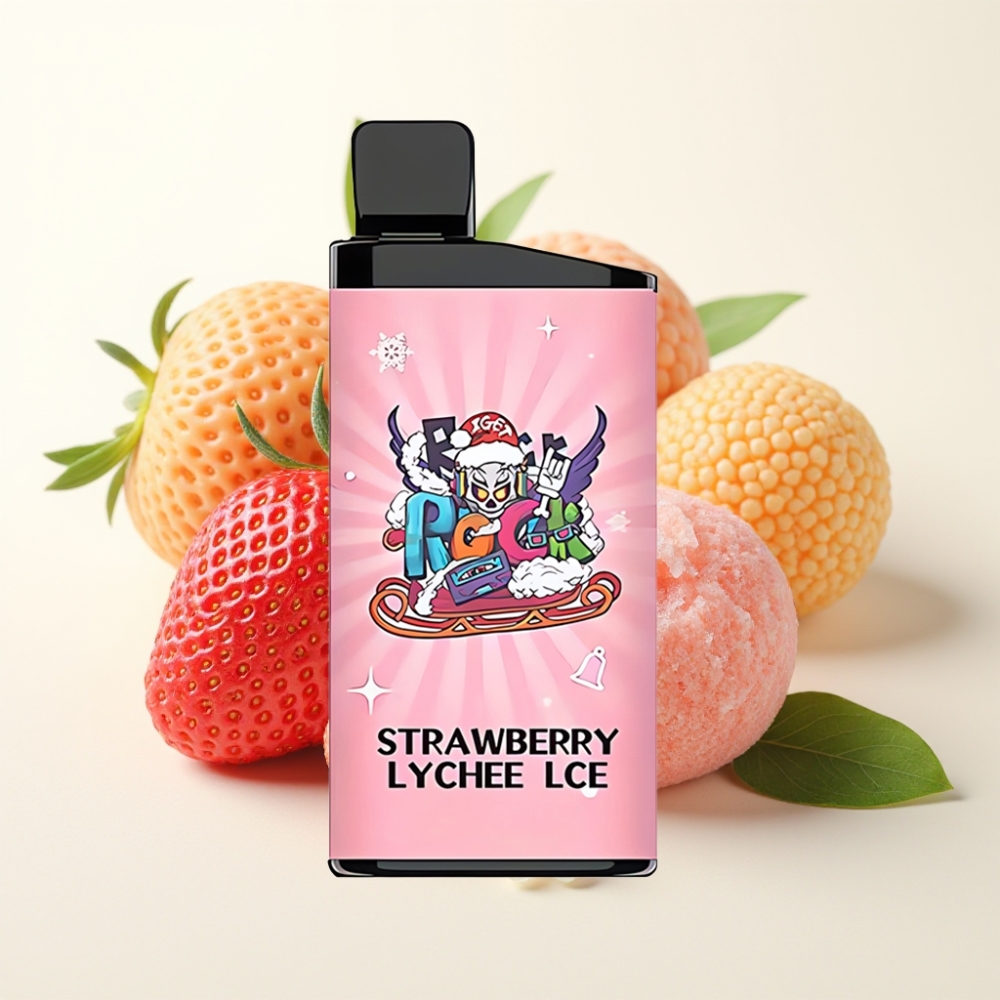 IGET Bar 3500 Puffs Fresa Lichi Hielo 1.2 Ohm Mesh Coil