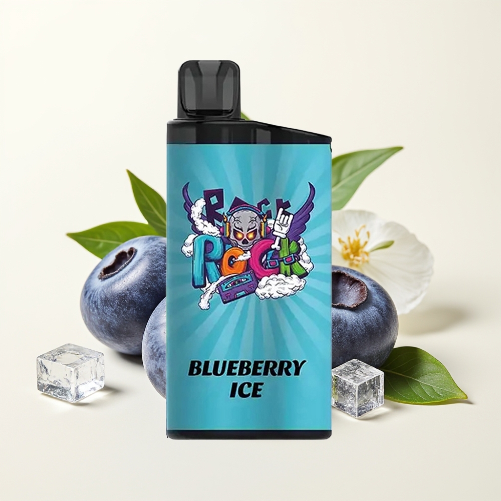 IGET Bar 3500 Puffs Vape Desechable Arándano Helado con Batería 1400 mAh