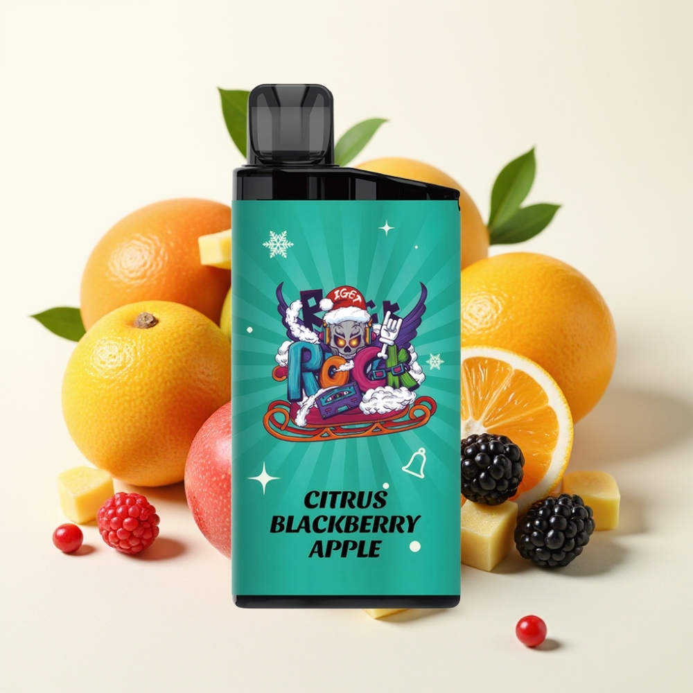 IGET Bar 3500 Puffs Vape Desechable Cítricos Mora Manzana 1400 mAh