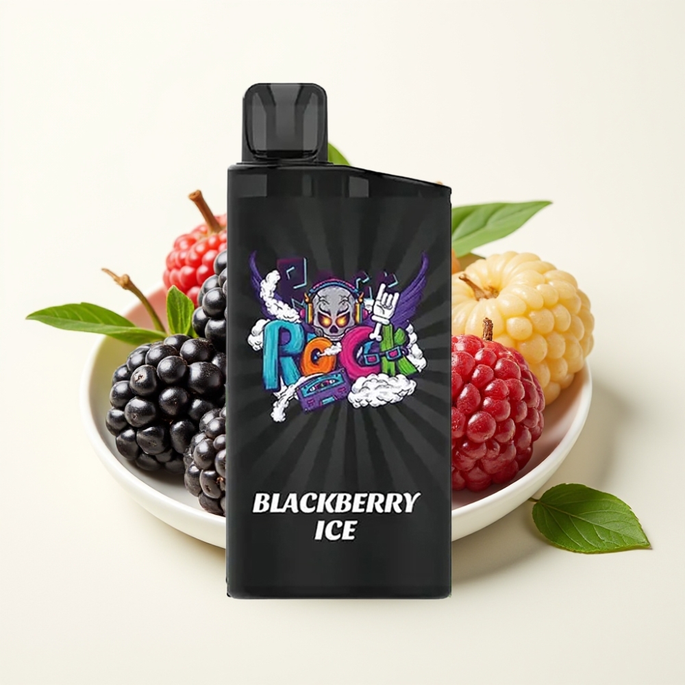 IGET Bar 3500 Puffs Vape Desechable Zarzamora Helada con Batería de 1400 mAh