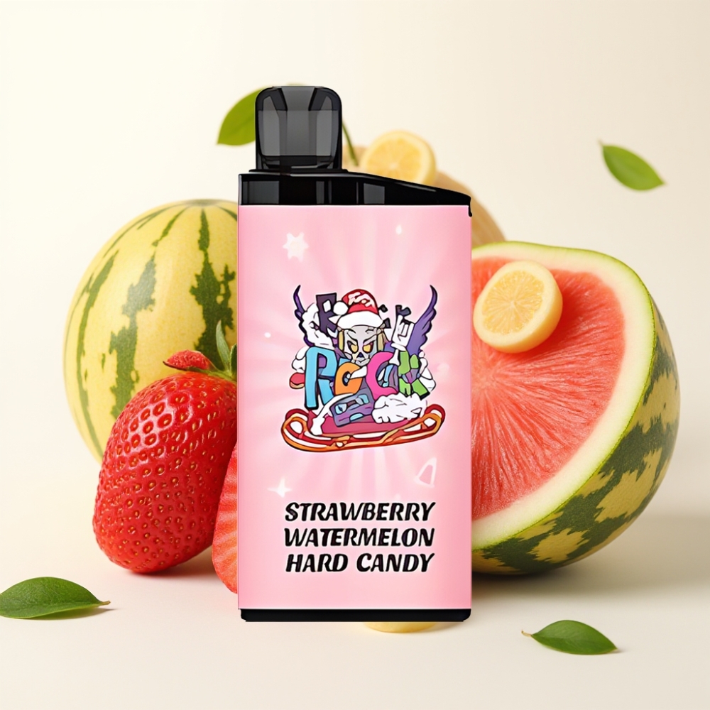 IGET Bar 3500 Puffs Vape Disposable Fresa Sandía Caramelo Duro 1400 mAh
