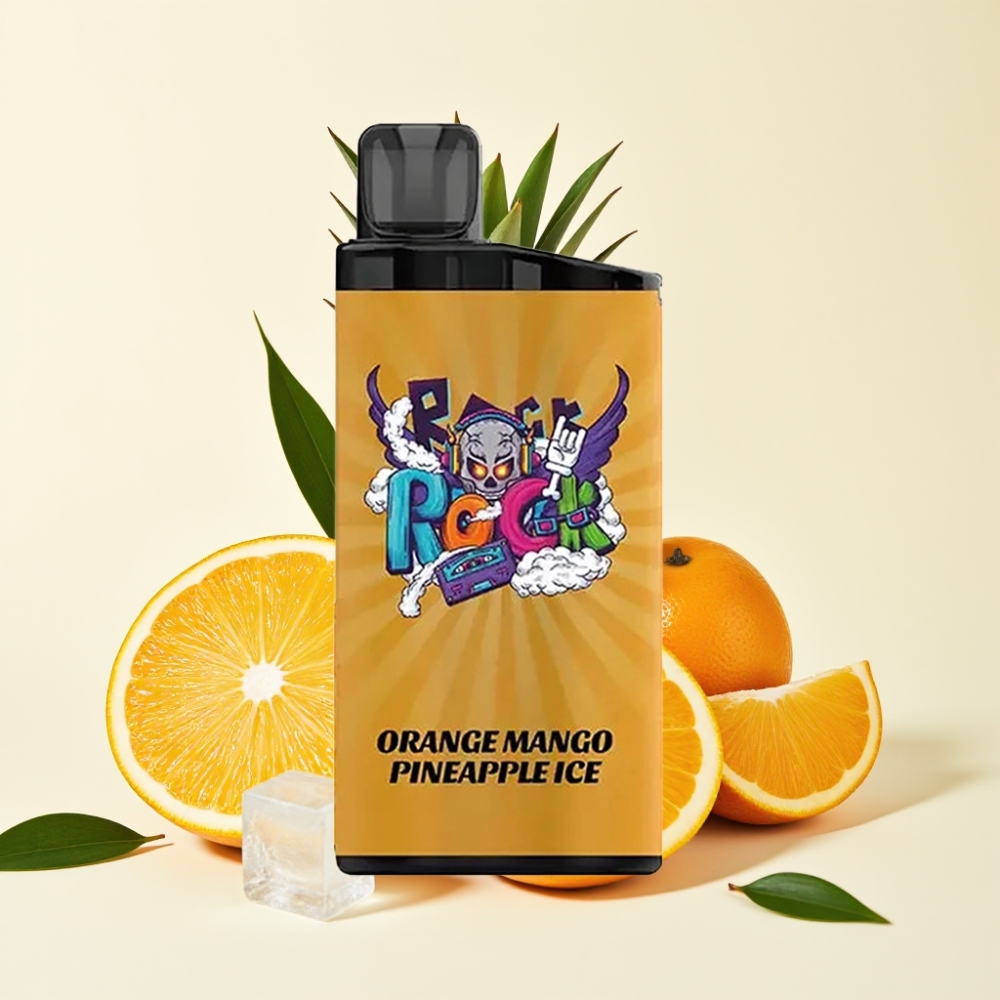 IGET Bar 3500 Puffs Vape Disposable Naranja Mango Piña Hielo 1400 mAh