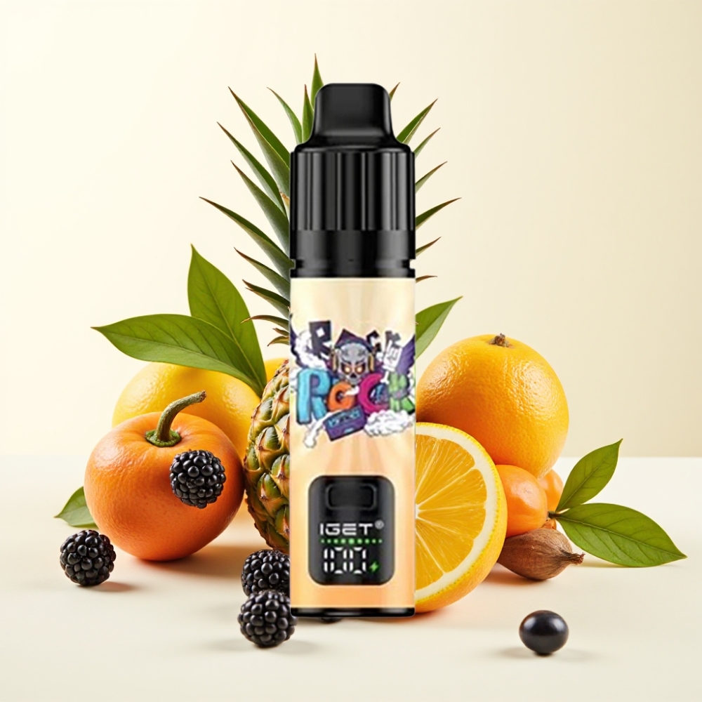 IGET BAR PLUS S3 POD 10000 Puffs Disposable Vape Mora Piña Naranja 18ml