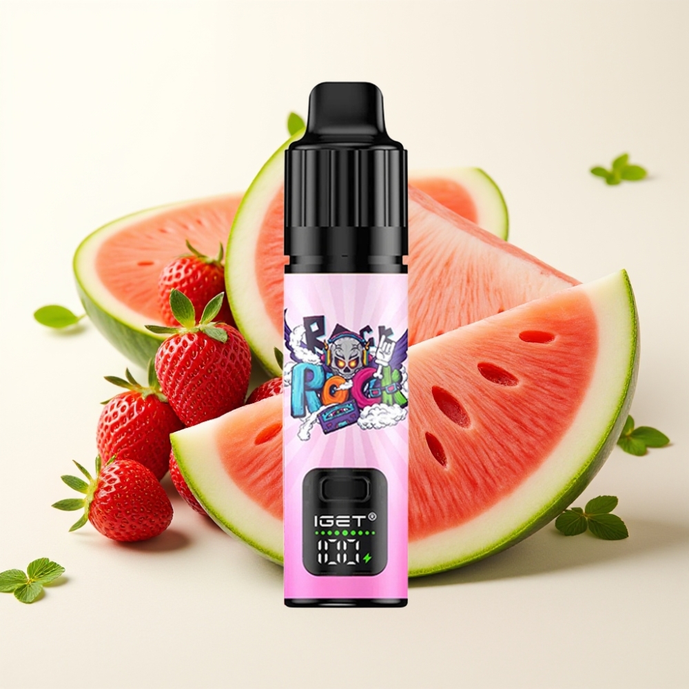 IGET BAR PLUS S3 POD 10000 Puffs Vape Desechable Fresa Sandía Hielo 18ml 5%