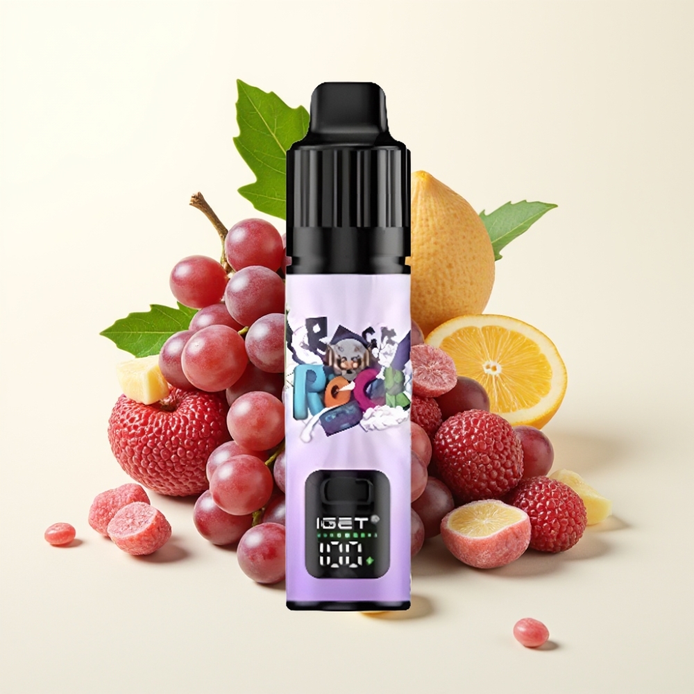 IGET BAR PLUS S3 POD 10000 Puffs Vape Desechable Hielo Uva 18ml 5%