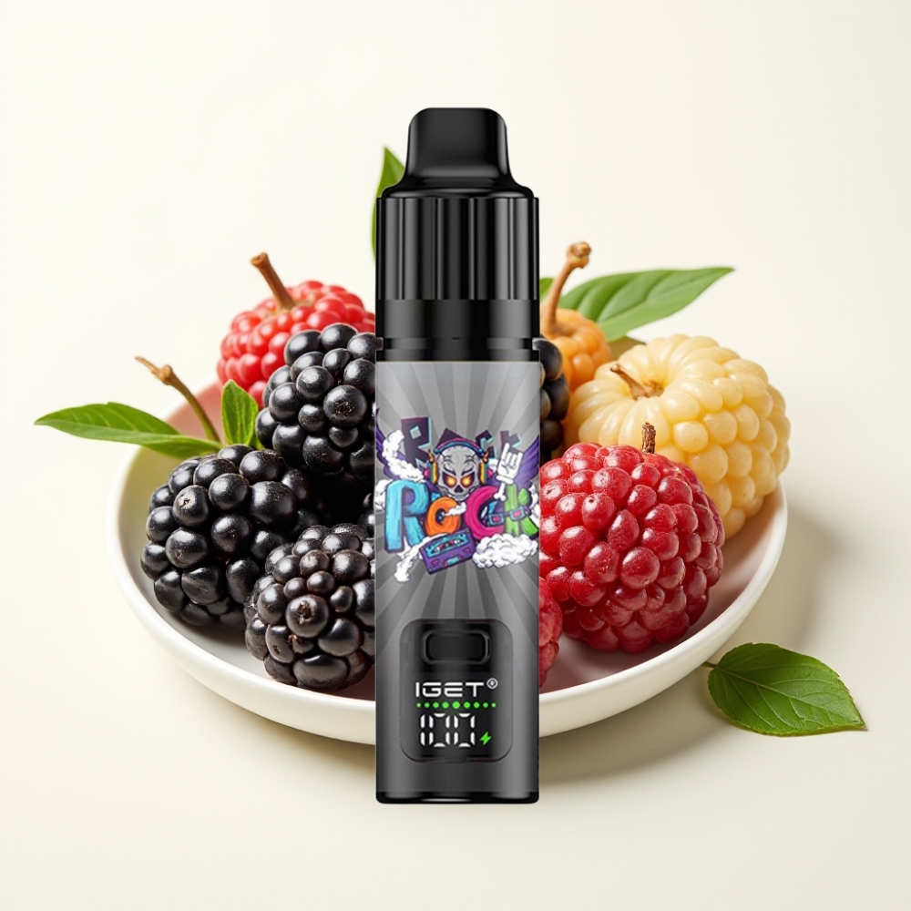 IGET BAR PLUS S3 POD 10000 Puffs Vape Desechable Zarzamora Helada 18ml 5%