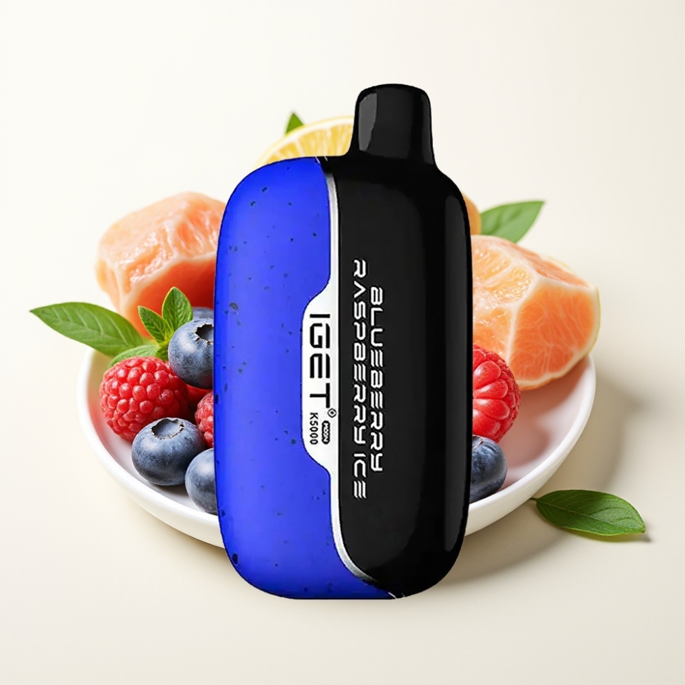 IGET Moon K5000 Puffs 5000 Caladas Sabor Arándano Frambuesa Hielo PC 1.35 Ohm
