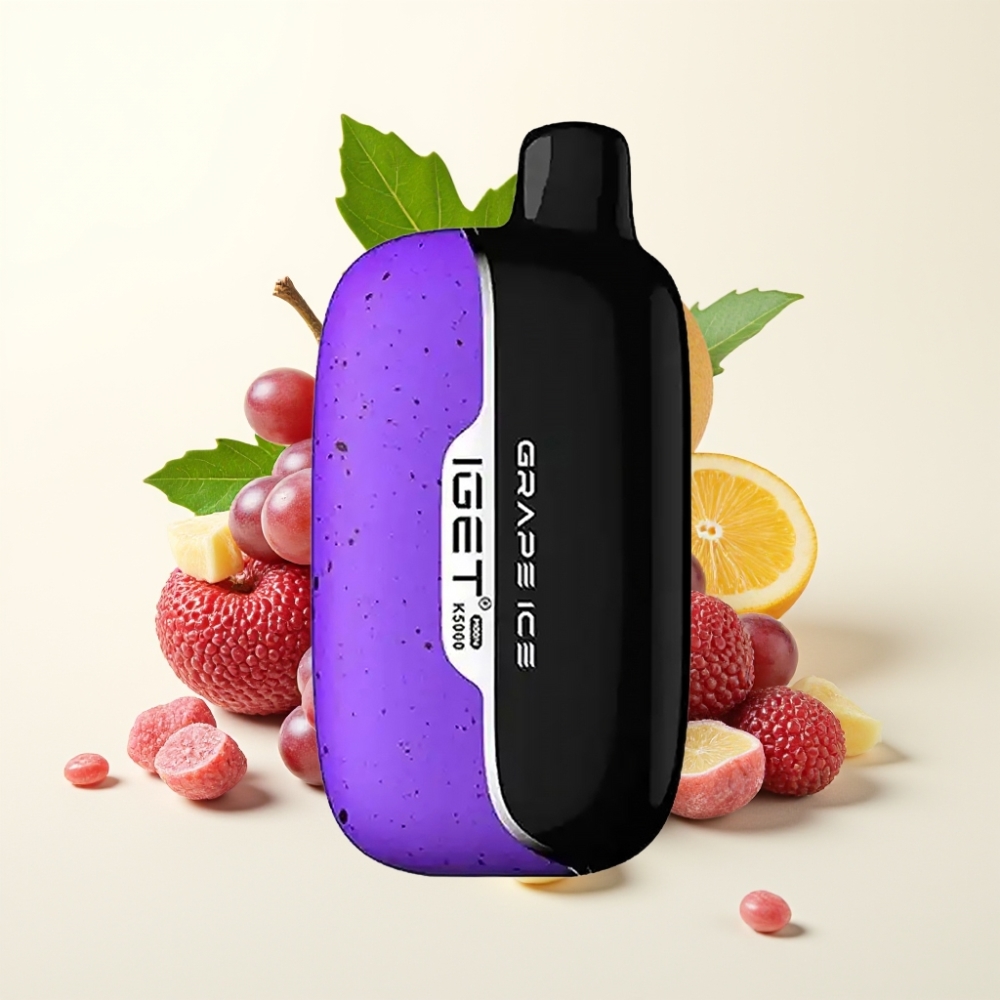 IGET Moon K5000 Puffs Desechable Uva Helada 81.5g