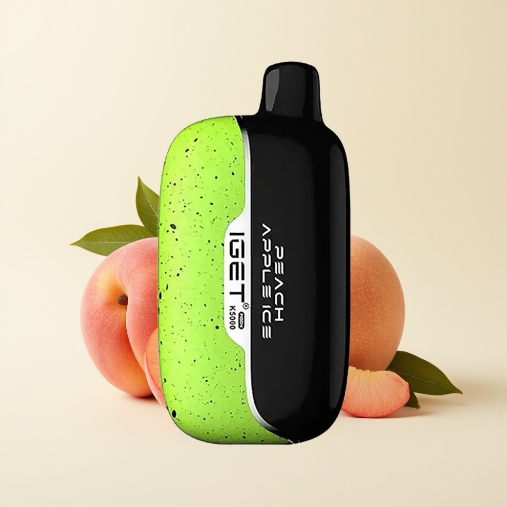 IGET Moon K5000 Puffs Sabor Durazno Manzana PC 1.35 Ohm