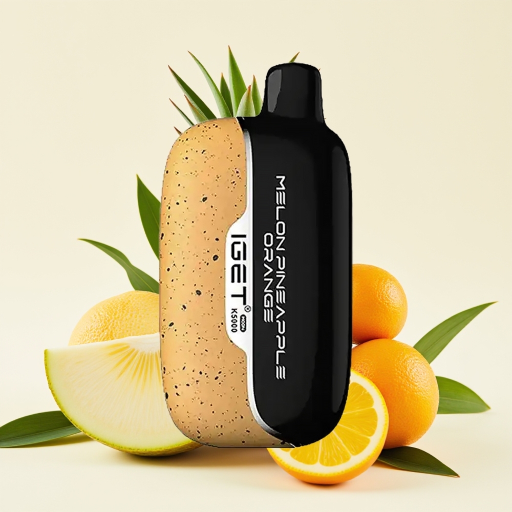 IGET Moon K5000 Puffs Vape Desechable Melón Piña Naranja 81.5 g