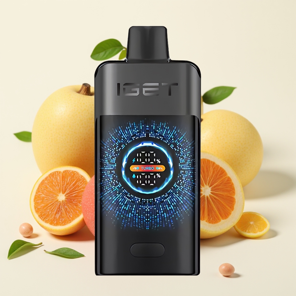 IGET ONE 12000 Puffs Desechable Black Forest con Pantalla Curva y 2700 mAh