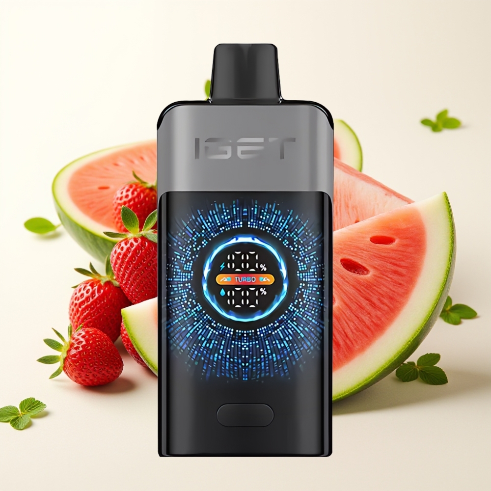 IGET ONE 12000 Puffs Desechable Fresa Sandía Hielo 2700 mAh
