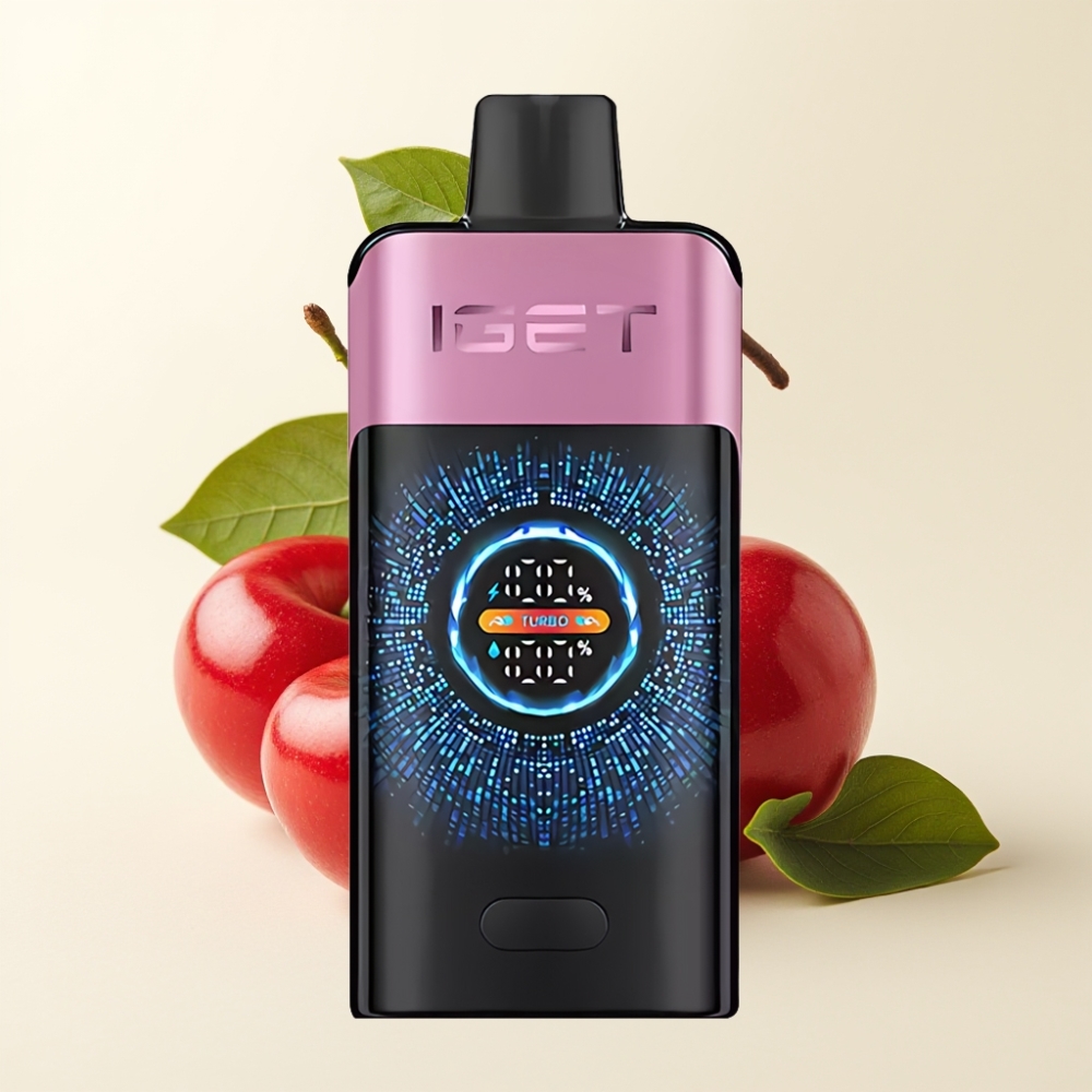 IGET ONE 12000 Puffs Desechable Vape Monstruo Cereza Batería 2700 mAh
