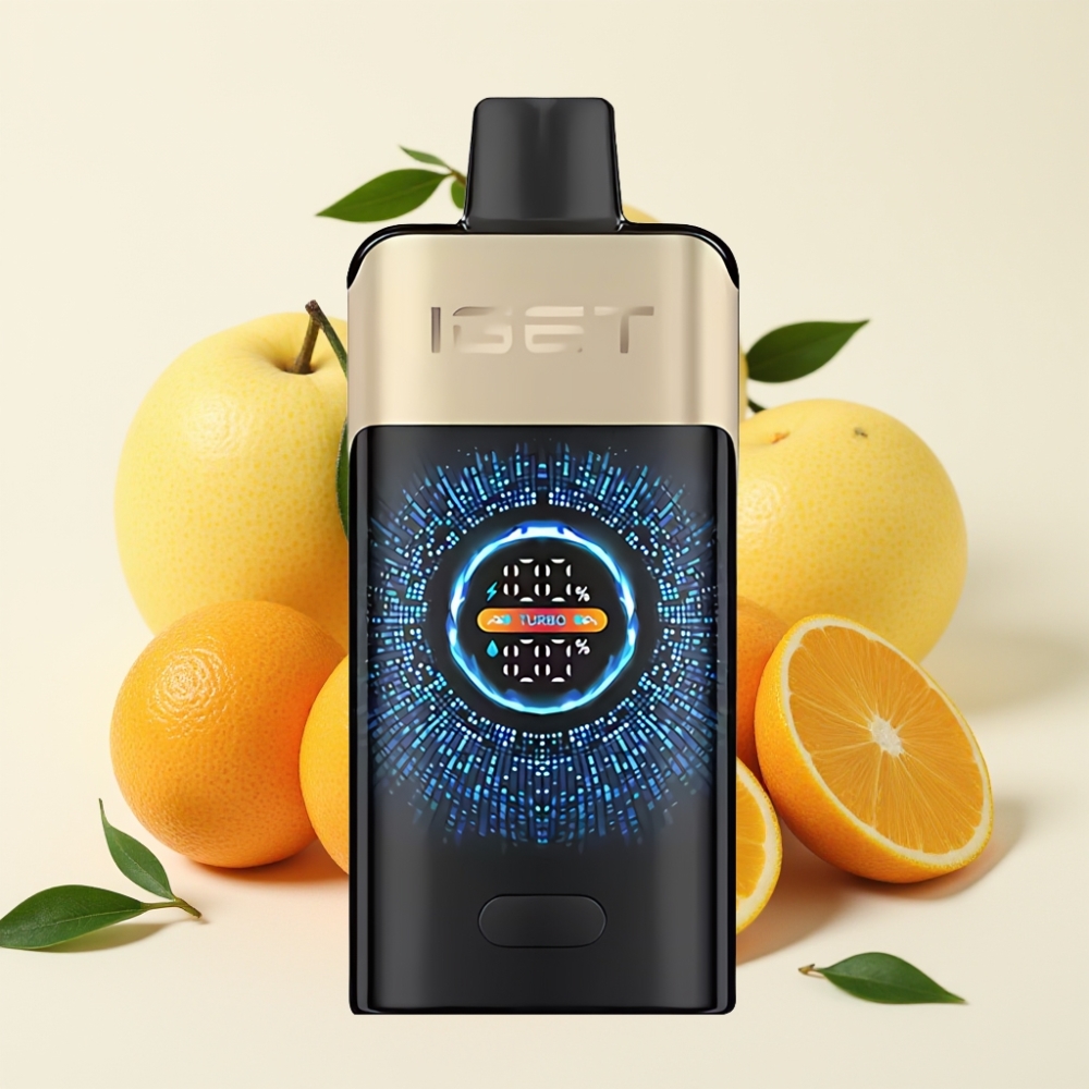IGET ONE 12000 Puffs Desechable Vape Monstruo Naranja Tropical con Pantalla Curva