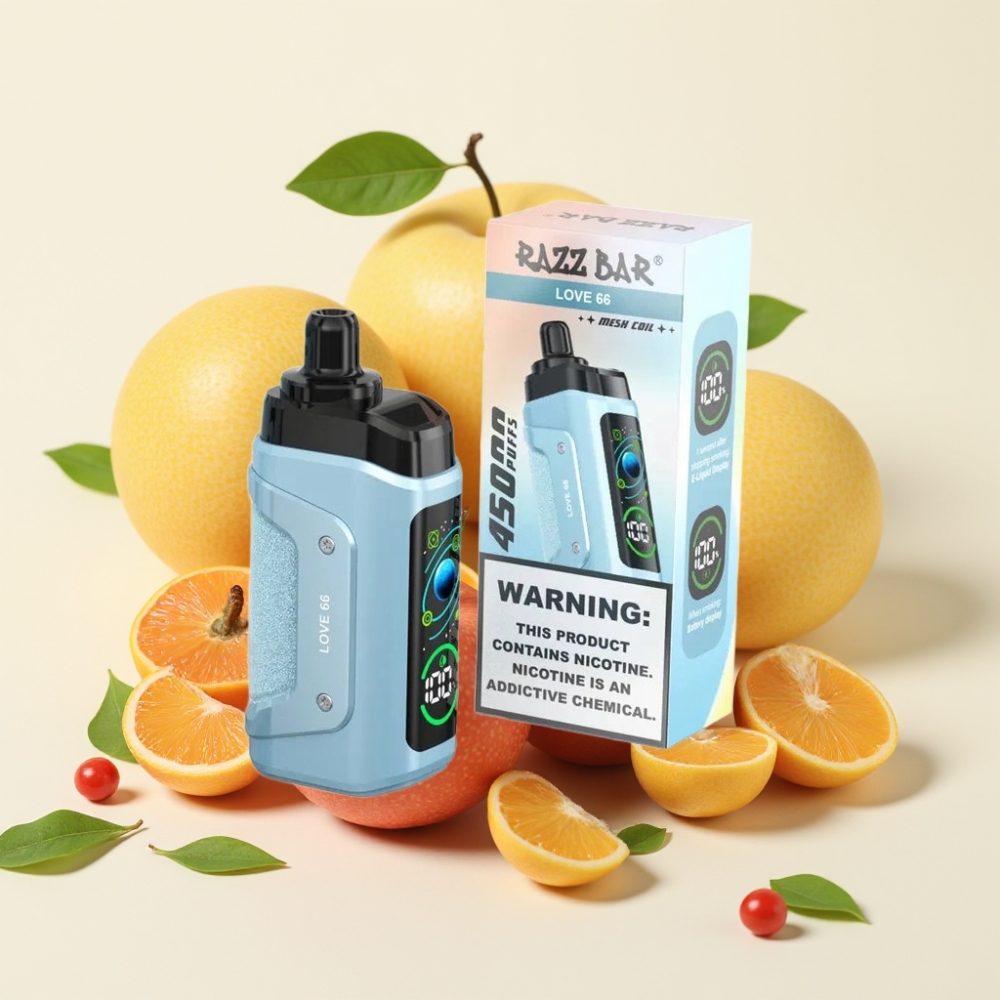 Razz Bar 45000 Puffs Amor 66 Vape Desechable con Batería 650 Mah