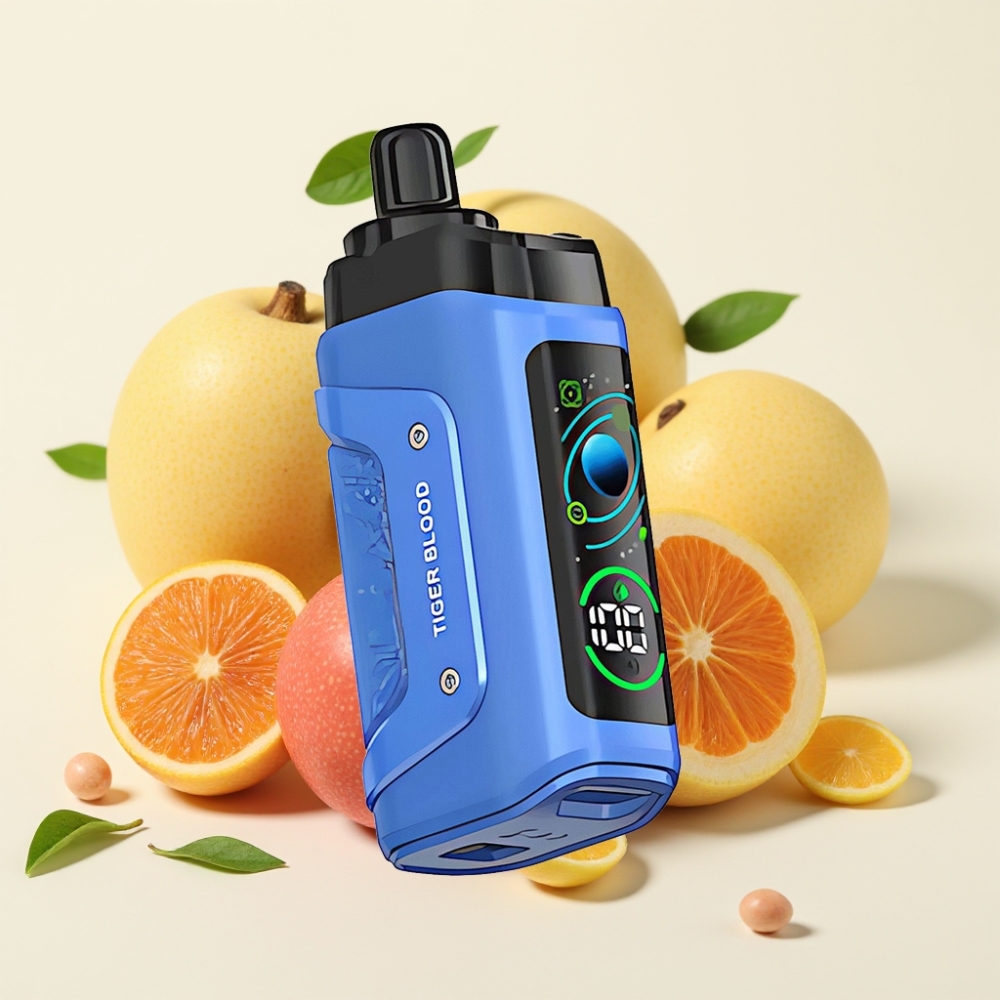 Razz Bar 45000 Puffs Batería 650 mAh Tipo-C Sabor Sangre de Tigre